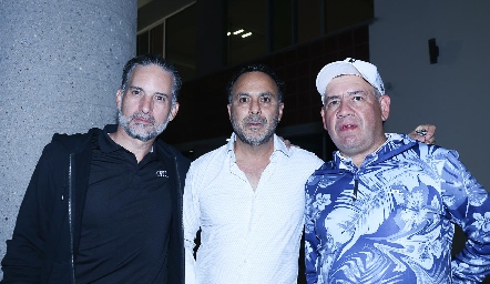  Rodrigo Veytia, Jaime Delsol y Carlos Buendía.