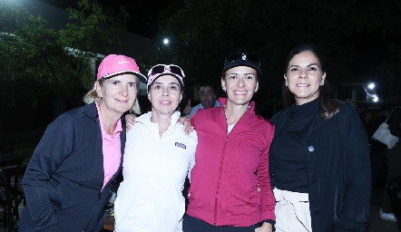  Ivette Coulon, Marcela Alcalde, Daniela Coulón y Mari Tere García.