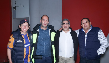  Chuy Rosillo, Omar Abud, Genaro Garza y Adolfo Arriaga.