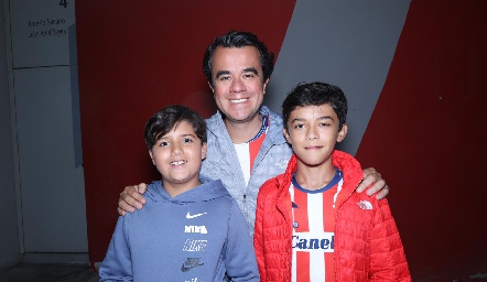  José María Orozco, Víctor Huerta y Víctor Huerta.