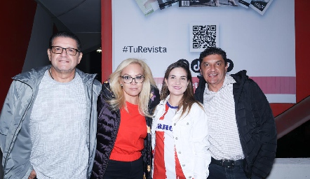  Jorge Borjas, Paola Méndez, Zaira Hervert y Jaime Borjas.
