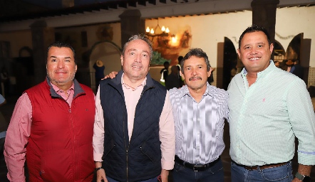  Jaime Gómez, Francisco Jara, Efraín García y Juan Barrera.