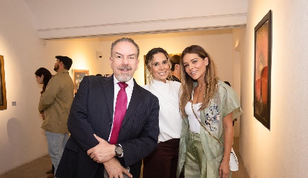  Horacio Castelo, Lizet Sáenz y Gretel Valdez.