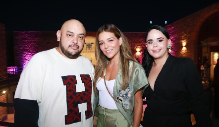  Adán Arriaga, Gretel Valdés y Julieth de Alba.