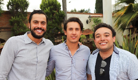  Omar Díaz, José Manuel Díaz Infante y Guillermo Medina.
