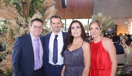 Primos Fonte, Toño, Jaime, Ana y Fernanda.