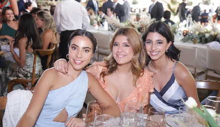  Mariana Anaya, Regina Martínez y Paulina Oliva.