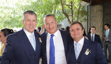  Alfonso Anaya, Jorge Rosel y Oscar Cabrera.