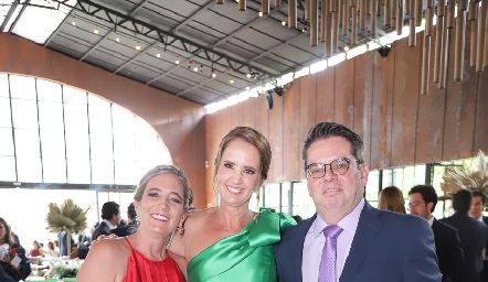 Los hermanos Fonte Pons, Fernanda, Montse y Toño.