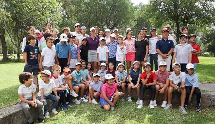  Lorena Ochoa impartió una clínica de Golf a los pequeños socios del Campestre.