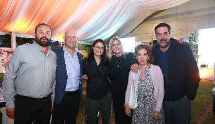 Ricardo Trujillo, Roberto García, Adriana Calvillo, Carla Berasategui, Liliana Fernández y Fernando Boroa.
