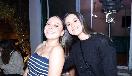  Selene Rosales y Andrea Eguía.