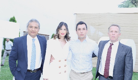  Edgardo Torres Carrera, Mariel Sandoval, Rubén Rodríguez y César Flores Blásquez.