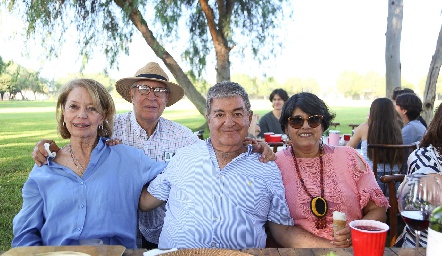 Patricia Harris, Gonzálo Dávila, Jorge Lozano y Laura Elena Méndez.