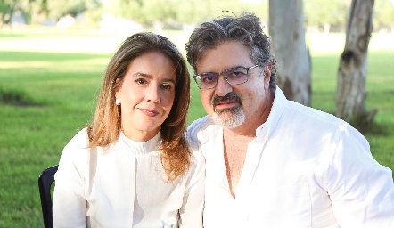 Georgina Benavente y Jorge Lozano.