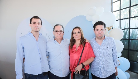  Fernando Morán, Enrique Moran, Fernanda Lozano y Luis Enrique Morán.