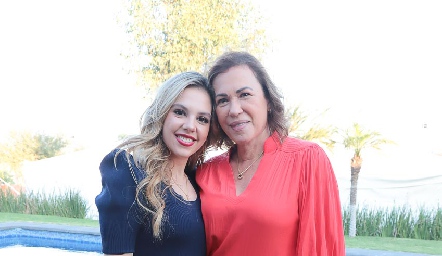  Estefanía Sánchez y Geazul Goldaracena.