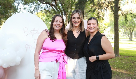  Marisol González, Eugenia Valle y Ana Sofía Díaz.