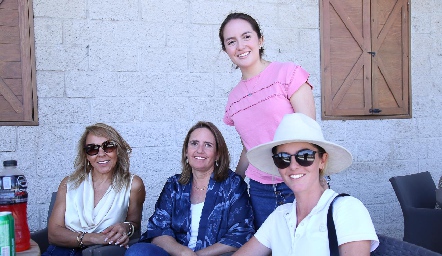  Alma Durón, Marcela Payán, Lucero Pérez, María José Tres Palacios.