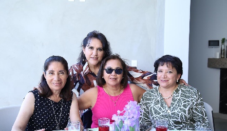  Georgina Castillo,  Ruth de la Torre, Jorgelina Meléndez y Olga Mojarás.