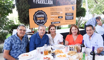 Luis Manuel Ponce, Oscar Morales, Elisabetta Biagi, Lucero González y Daniel González.