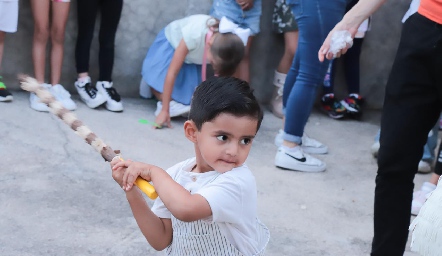  Los pequeños invitados compartieron grandes momento en el cumpleaños de Barbarita.