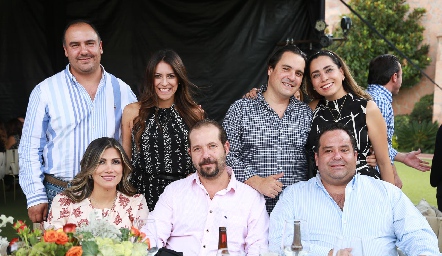  Armando, Alejandra, Pedro, Elizabeth, Verónica Martínez, Ramón Zamanillo y Juan Carlos Morales.