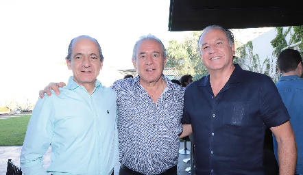  Elías Abud, Fernando Abud y Mario Dahda.