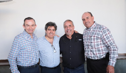  Calili, Paco Leos, Chavo Espinoza y Fernando Pérez.