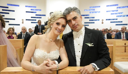  Paulina Gómez y Jaime Zamarrón ya son esposos.