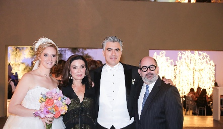 Paulina Gómez, Bárbara Martins, Jaime Zamarrón y José Mario de la Garza.