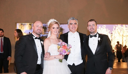 José Gómez, Paulina Gómez, Jaime Zamarrón y Miguel Gómez.