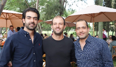  Roberto Abud, Alejandro Abud y Anuar Sarquis.