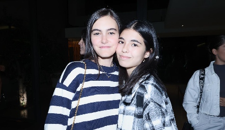  María Vigata y Aitana Hernández.