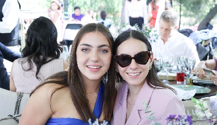  Émelin Feres y Andrea Villasana.