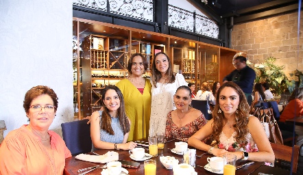  Vicky Granados, Sandra Granados, Elisa Robles, María José Ramírez,  Lety Dávila y Maricarmen Mejía.