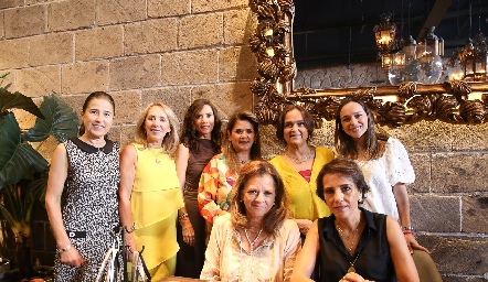  Verónica Rangel, Laura Lavín, Griselda Tello, Rosana, Elisa Robles, María José Ramírez, Lula Enríquez y Patricia Ramos.