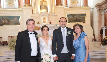  José Juan Huerta, Nathalie Rivera, Gerardo Huerta y Rocío Torres.