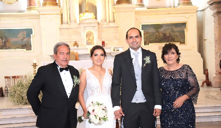  Ricardo Rivera, Nathalie Rivera, Gerardo Huerta y María del Carmen Chávez.