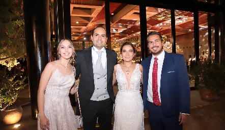  Paulina Cárdenas, Gerardo Huerta, Nathalie Rivera y Alejandro Torres.