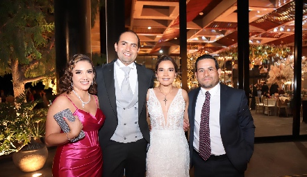  Doris Rivera, Gerardo Huerta, Nathalie Rivera y Armando Marmolejo.