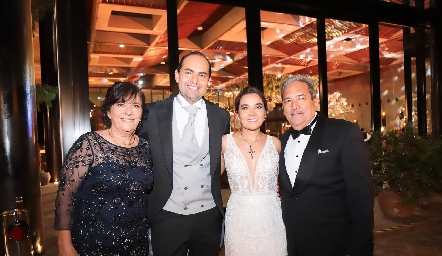 María del Carmen Chávez, Gerardo Huerta, Nathalie Rivera y Ricardo Rivera.