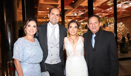  Dora Luz Cárdenas, Gerardo Huerta, Nathalie Rivera y Fernando Rivera.