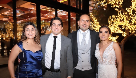  Mimí Jaimes, Carlo Trejo, Nathalie Rivera y Gerardo Huerta.