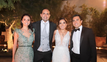  Rocío Huerta, Gerardo Huerta, Nathalie Huerta y Jorge Andrés Palos.