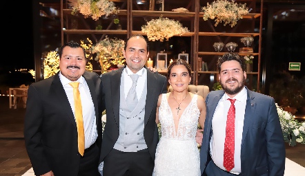  Raúl Quiroz, Gerardo Huerta, Nathalie Rivera y Manuel Poiré.