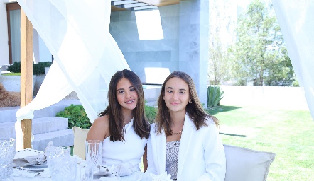  Sofía González y Isabella Vázquez.