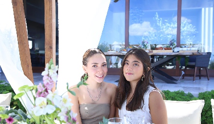  Paloma Artolózaga y Paulina Acebo.