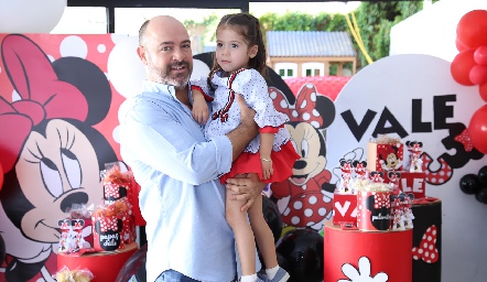  Jorge Puga con su hija Vale Puga.