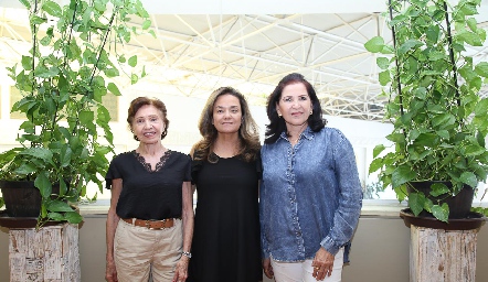  Ani Rosel de Anaya, Aída Palau de Pérez y  Laura Solís de Cervantes.